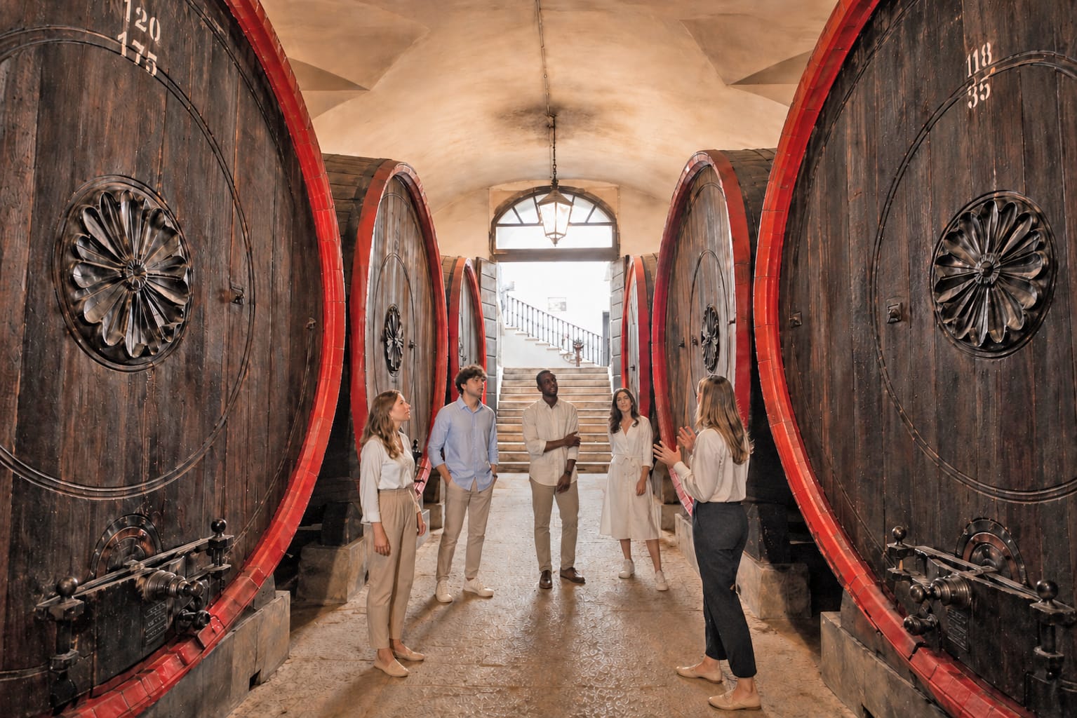 Explore the estate’s cellars and barrel rooms Tenuta Santa Maria 1735 - Verona - Italy - Tours and Tastings - Explore the estate’s cellars and barrel rooms
