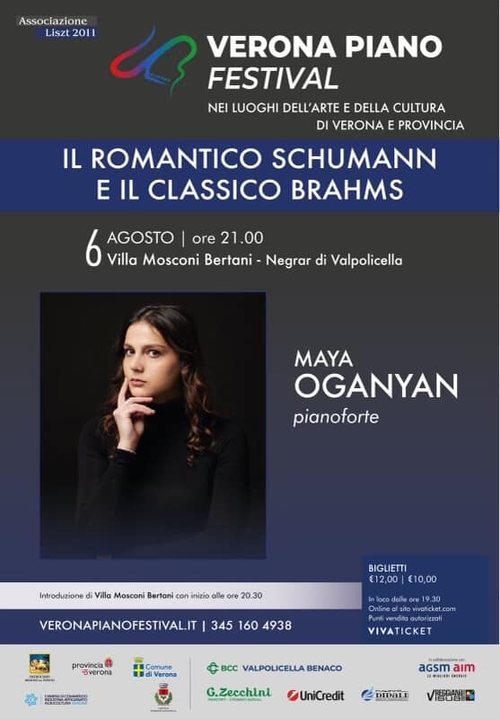 Maya Oganyan – Il romantico Schumann e il classico Brahms